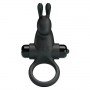 Эрекционное виброкольцо Vibrant penis ring I, Black 30596 LYBAILE