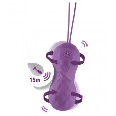 Виброяйцо Remote Controlled Motion Love Balls Twisty, Purple 281459