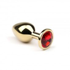 Анальная пробка,Gold Ruby, L 280902