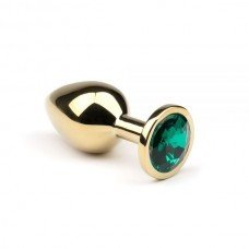 Анальная пробка,Gold Emerald, L 280903