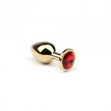 Анальная пробка,Gold Ruby, S 280922