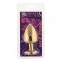 Анальная пробка,Gold Heart Amethyst, L 281189