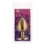 Анальная пробка,Gold Amethyst, L 280906