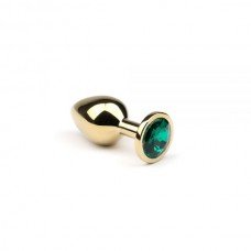 Анальная пробка,Gold Emerald, S 280923