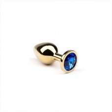 Анальная пробка,Gold Sapphire, S 280925