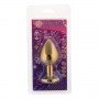 Анальная пробка,Gold Diamond, M 280911 CRYSTAL