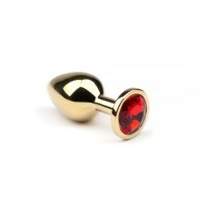 Анальная пробка,Gold Ruby, M 280912