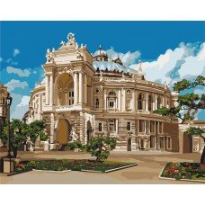 Картина по номерам Музыкальное сердце одессы 40х50 KH3566 Идейка