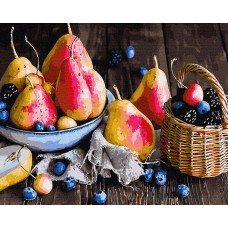 Картина по номерам Ароматные груши 40х50 BRM34313 Rainbow Art