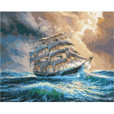 Картина по номерам По воле волн 40х50 BK-GX35202 Rainbow Art