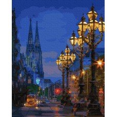 Картина по номерам Городские фонари 40х50 BK-GX35655 Rainbow Art
