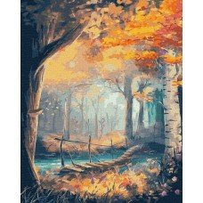 Картина по номерам Осенний лес 40х50 BK-GX36034 Rainbow Art