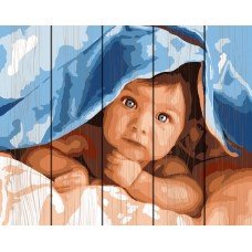 Картина по номерам Прятки под одеялом 40х50 RA-GXT26975 Rainbow Art