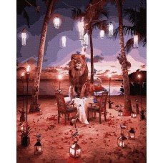Картина по номерам Животный сюрреализм 40х50 BK-GX36066 Rainbow Art