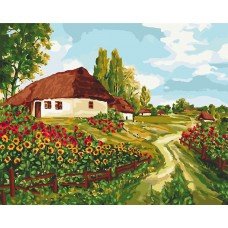 Картина по номерам Украинскими тропами 40х50 KH2277 Идейка