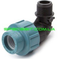 Колено наружная резьба 50x1 1/2 Santehplast Сантехпласт 