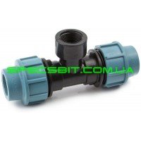 Тройник внутренняя резьба 25x3/4x25 Santehplast Сантехпласт 