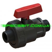 Кран шаровый HH 50x1 1/2 Santehplast Сантехпласт компрессионный