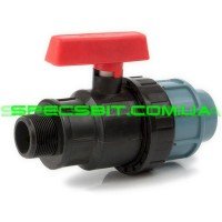 Кран шаровый ЗН 63x2 Santehplast Сантехпласт компрессионный