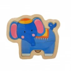Деревянная игрушка Пазлы MD 2283 Слон