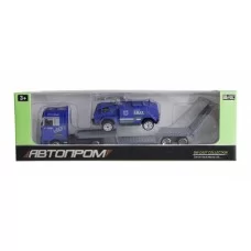 Игрушечный трейлер с джипом 7879 "АВТОПРОМ" Водомёт S.W.A.T