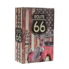 Книга-сейф MK 1849-1 на ключах Шоссе 66