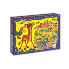Детская настольная игра-бродилка "Веселая прогулка" 82470 от 4х лет