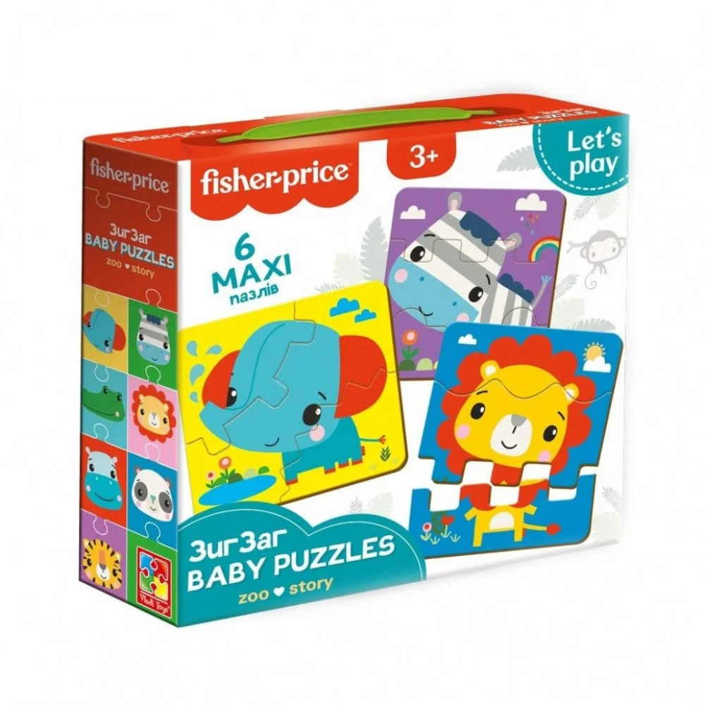 Детские пазлы "Baby puzzle Zoo" VT1722-07