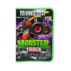 Папка для ручного труда А4 ПР-01 на молнии (Monster truck)