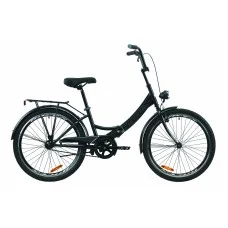 Велосипед 24" Formula SMART с фонарём 2020 черно-серый с белым м OPS-FR-24-237