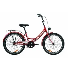 Велосипед 24" Formula SMART с фонарём 2020 красный OPS-FR-24-235
