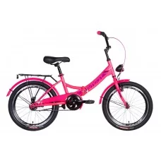 Велосипед 20" Formula SMART с фонарём 2021 розовый с малиновым OPS-FR-20-067