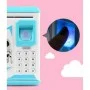 Детская электронная копилка сейф с кодовым замком и отпечатком пальца ROBOT BODYGUARD Разные Цвета!