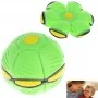 Летающий складной мяч игровой фрисби трансформер с LED подсветкой Phlat Ball плоский НЛО
