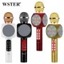 Беспроводной портативный микрофон WSTER WS-1816 для караоке с подсветкой Bluetooth