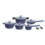 Набор посуды с антипригарным покрытием Top Kitchen TK00023 Синий 7-ми слойное дно
