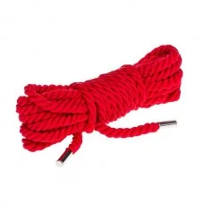 Веревка для бондажа Premium Silky 5M, Red  280298