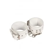 Оковы Leather Restraints Leg Cuffs, White 280162