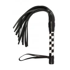 Флогер VIP Leather Flogger, B&W 280141