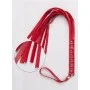 Флогер S&M Fancy Leather Floger, Red 280130 sLash