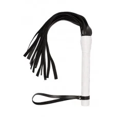 Флогер VIP Leather Flogger, White 280137