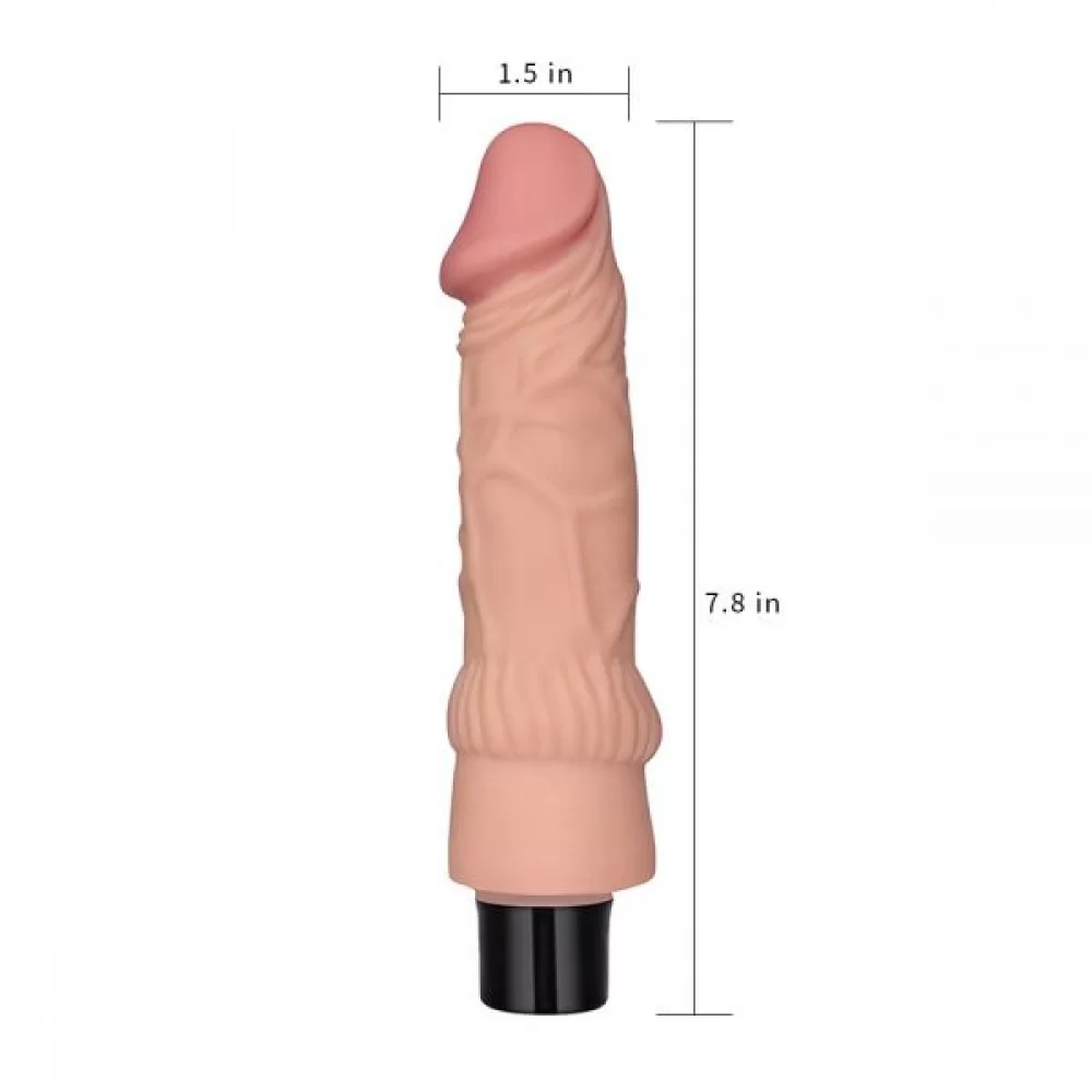 Вибромассажер 7.8" Real Softee, Flash 310018 LOVETOY