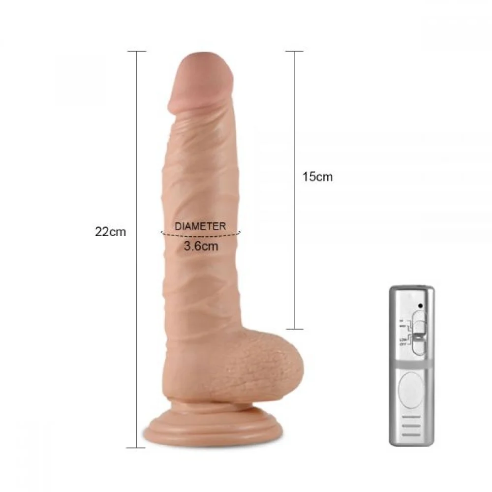 Вибромассажер 8.5" Real Extreme Dildo, Flesh 310005 LOVETOY