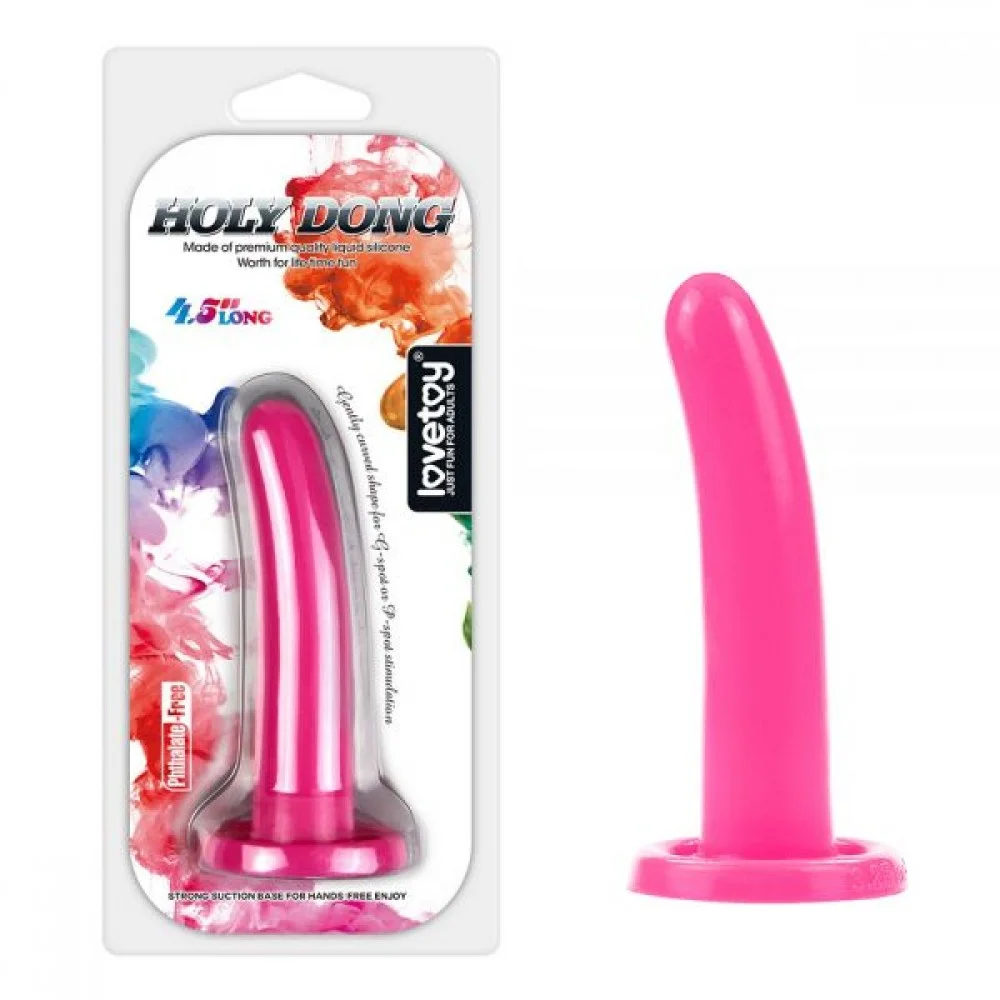 Фаллоимитатор для страпона 4.5" Holy Dong, Pink 310042 LOVETOY
