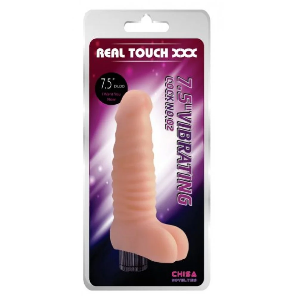 Вибромассажер 7.5" Vibrating Cock No.02 291632 CHISA
