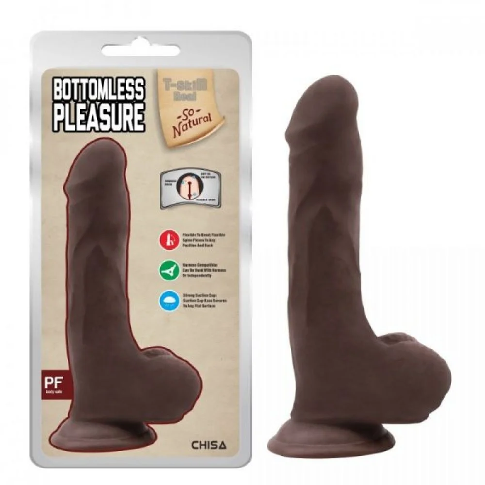 Фаллоимитатор Bottomless Pleasure, Brown 291841 CHISA