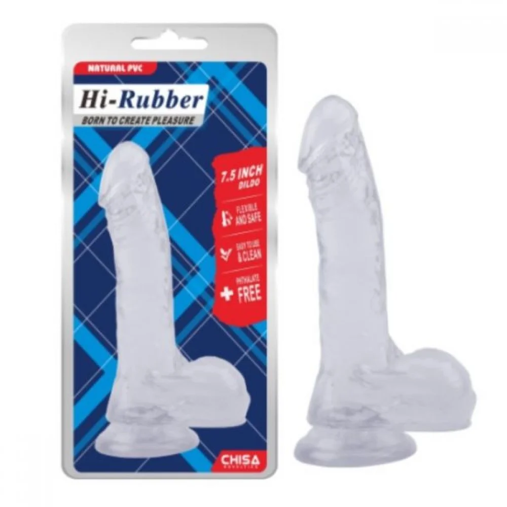 Фаллоимитатор 7.5 Inch Dildo-Clear 291891 CHISA