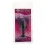 Анальная пробка, Black Silicone Topaz, S 281276 CRYSTAL