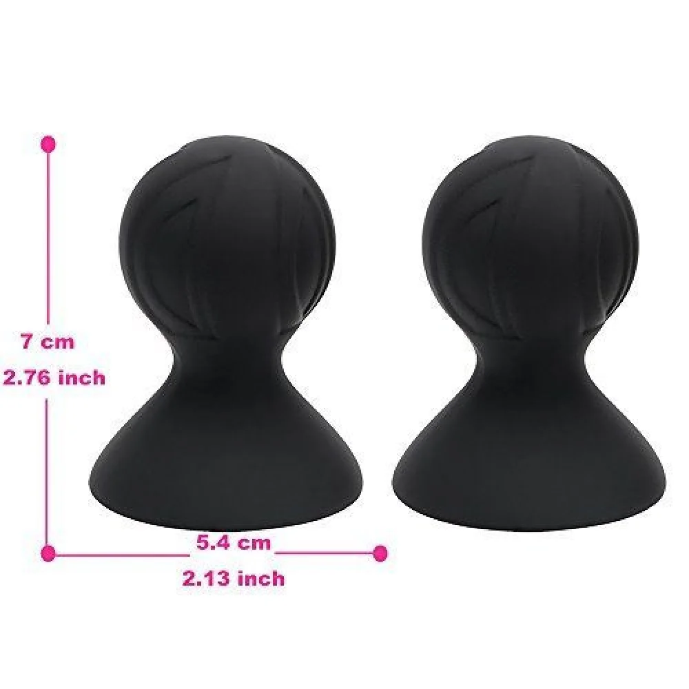 Стимуляторы на соски Nipple Suckers, Black 281344 EasyToys