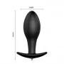 Анальный стимулятор с вибрацией, Black 30359 LYBAILE